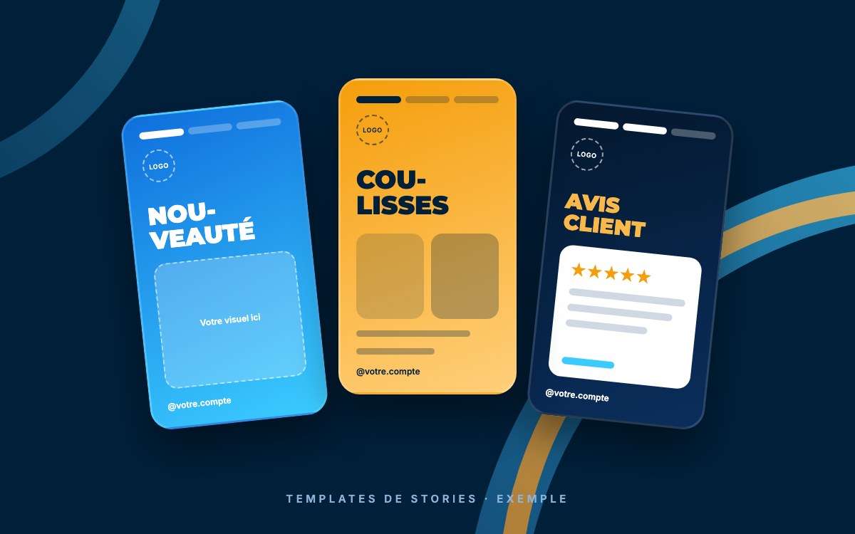 Exemple de templates de stories